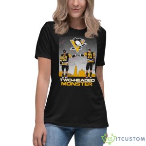 Crosby And Malkin Two Headed Monster Shirt 11 Crosby And Malkin Two Headed Monster Shirt - Women's Relaxed Short Sleeve Jersey Tee