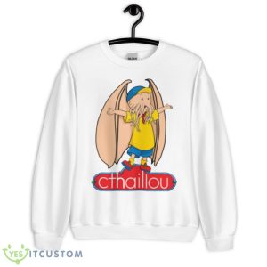 Cthulhu Caillou Funny Design Shirt - Unisex Heavy Blend Crewneck Sweatshirt