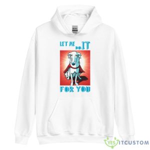 Cute Borzoi Dog As Superhero Shirt - Unisex Heavy Blend Hooded Sweatshirt