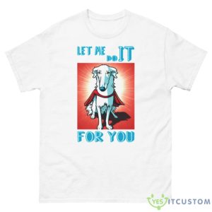 Cute Borzoi Dog As Superhero Shirt - 500 Men’s Classic Tee Gildan
