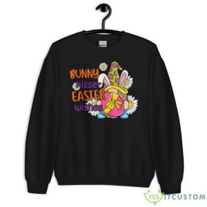 Cute Bunny Gnome Rabbit Eggs Happy Easter Day Gifts For Kids Shirt - Unisex Crewneck Sweatshirt