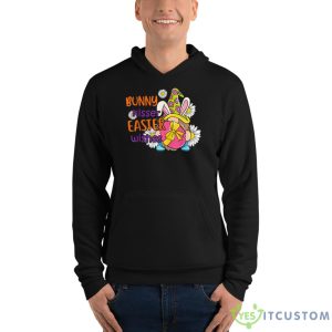 Cute Bunny Gnome Rabbit Eggs Happy Easter Day Gifts For Kids Shirt - Unisex Fleece Pullover Hoodie