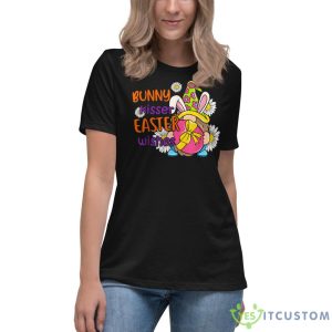Cute Bunny Gnome Rabbit Eggs Happy Easter Day Gifts For Kids Shirt - Women's Relaxed Short Sleeve Jersey Tee