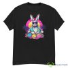 Cute Easter Bunny Retro Miami Look Colourful Eggs Shirt - G500 Men’s Classic T-Shirt