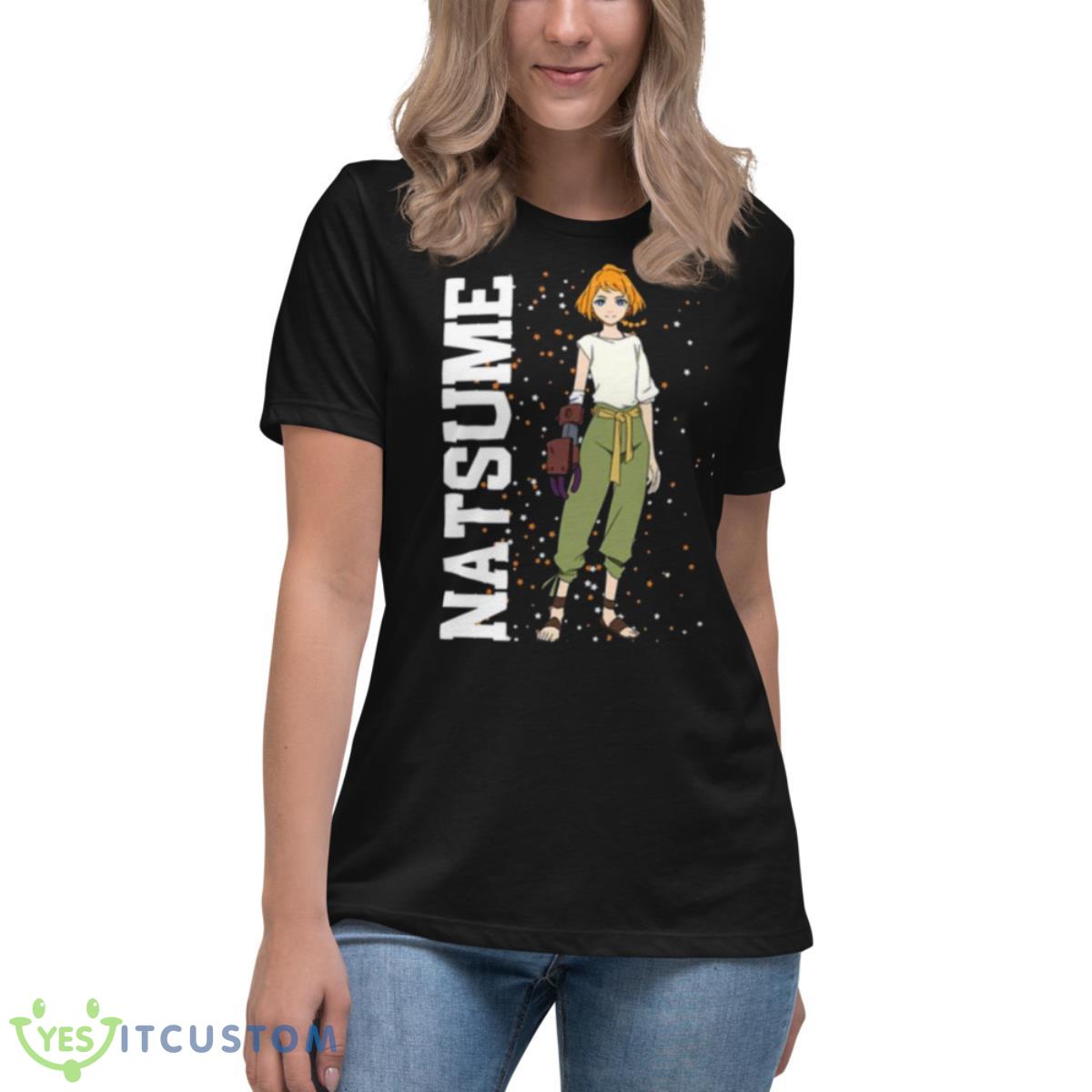 Cute Girl Natsume In Deca Dence Shirt 6 Cute Girl Natsume In Deca Dence Shirt - Women's Relaxed Short Sleeve Jersey Tee