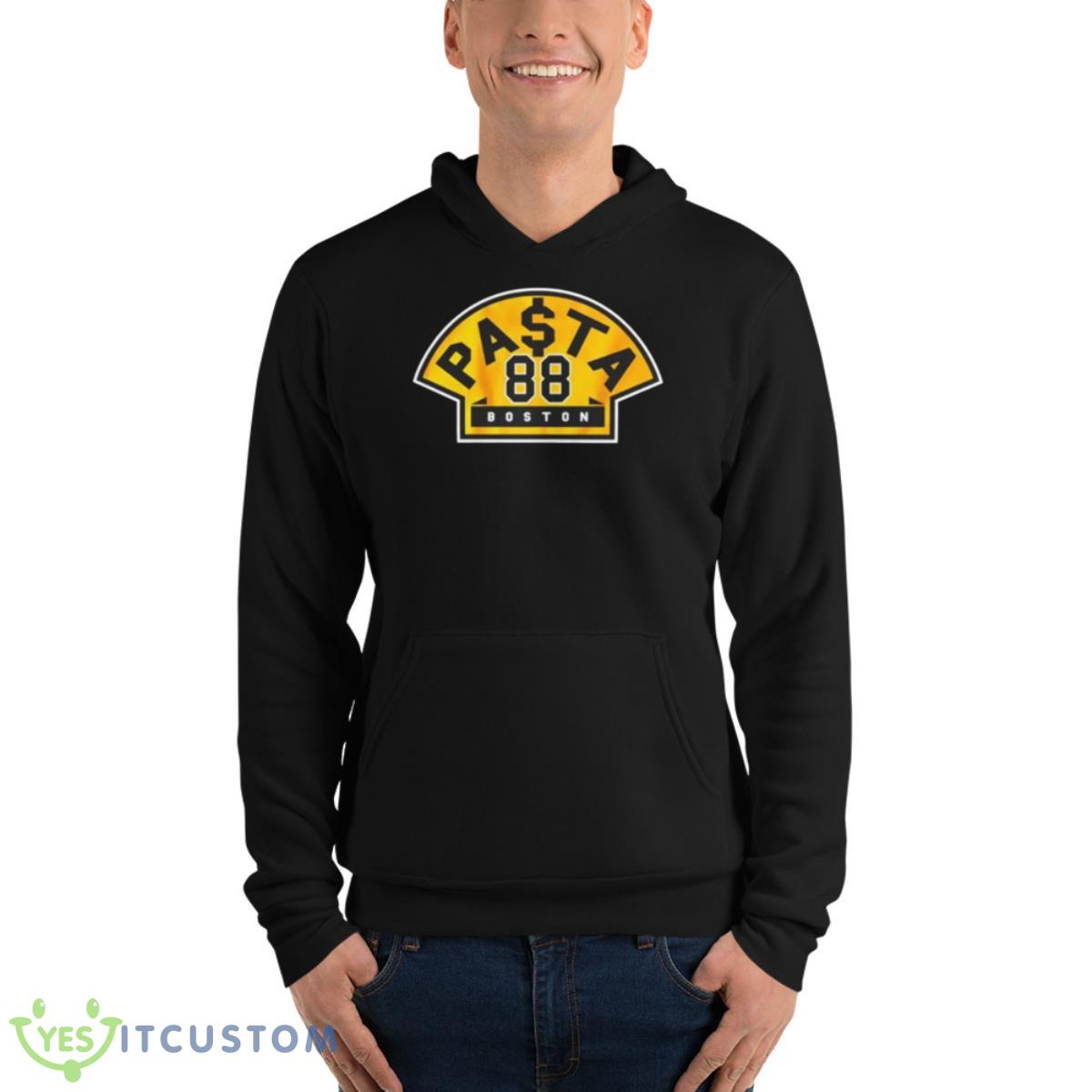 David Pastrnak Pasta Boston Shirt 4 David Pastrnak Pasta Boston Shirt - Unisex Fleece Pullover Hoodie