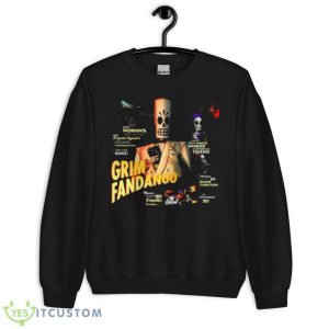 Day Of The Dead Vintage Grim Fandango Shirt 8 Day Of The Dead Vintage Grim Fandango Shirt - Unisex Crewneck Sweatshirt