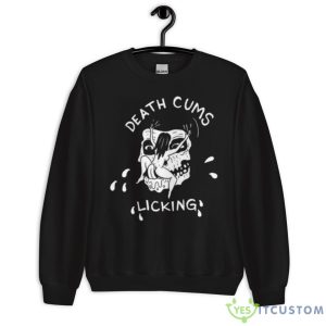 Death Cums Licking Skull Shirt - Unisex Crewneck Sweatshirt