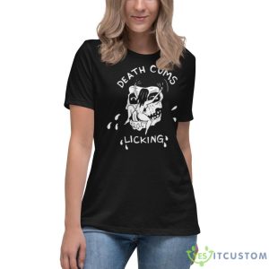 Death Cums Licking Skull Shirt - Women's Relaxed Short Sleeve Jersey Tee