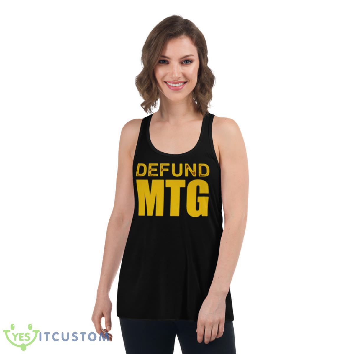 Defund MTG Shirt 5 Defund MTG Shirt - Women's Flowy Racerback Tank