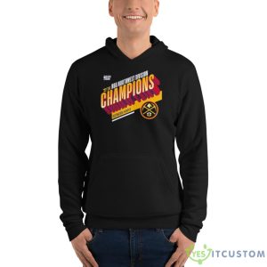 Denver Nuggets Destination Playoff 2023 Northwest Division Champions Shirt - Unisex Fleece Pullover Hoodie