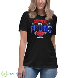 Detroit Pistons Noches Ene Be A Shirt - Women's Relaxed Short Sleeve Jersey Tee
