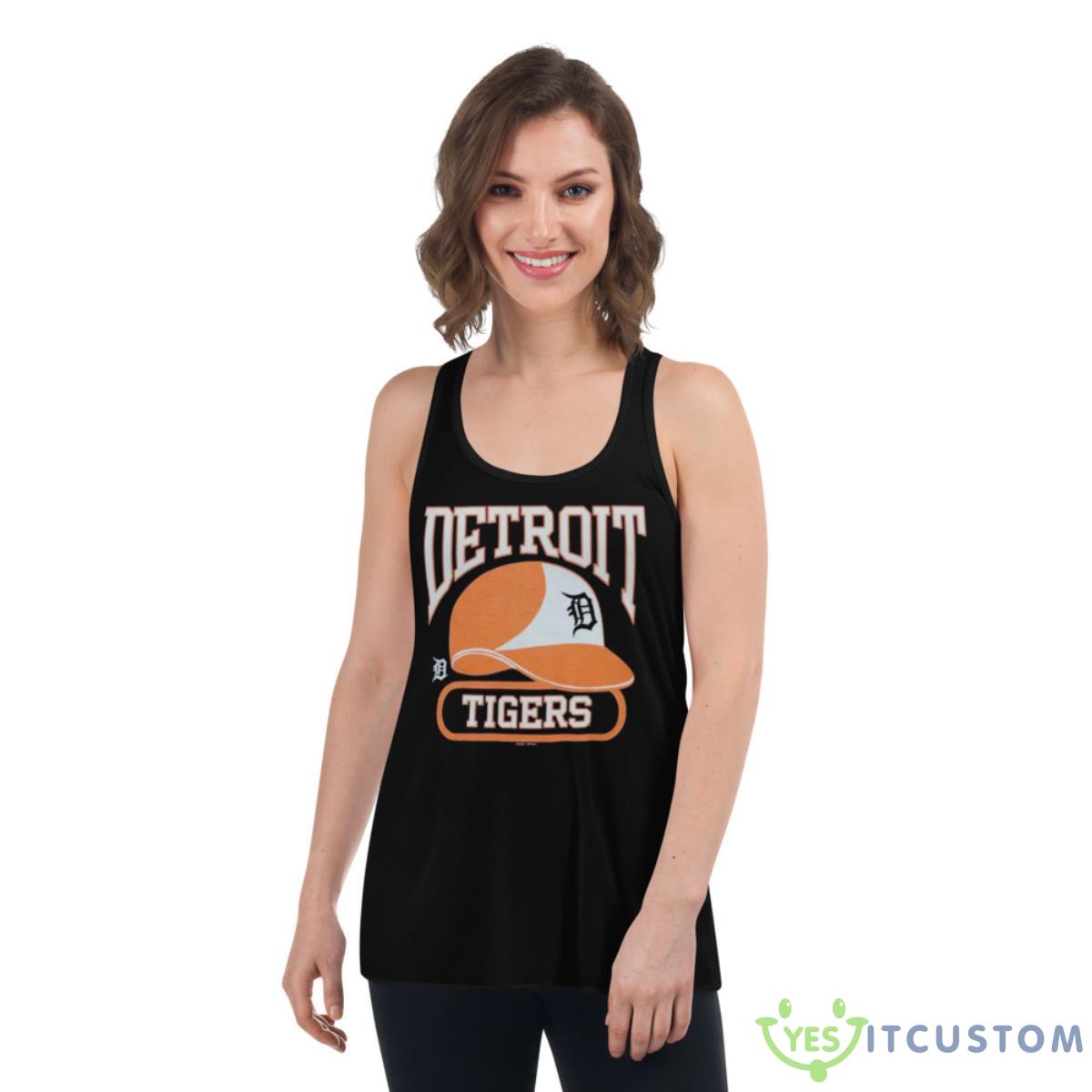 Detroit Tigers Helmet 2023 Shirt 5 Detroit Tigers Helmet 2023 Shirt - Women's Flowy Racerback Tank