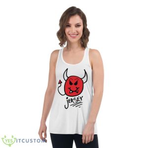 Devil From Nj New Jersey Devils Shirt - Women's Flowy Racerback Tank