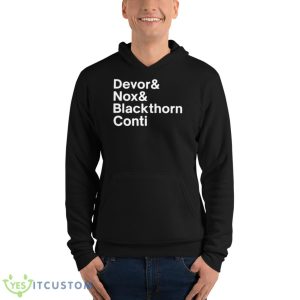 Devor And Nox And Blackthorn Conti Shirt - Unisex Fleece Pullover Hoodie