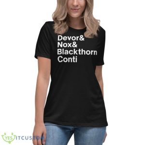 Devor And Nox And Blackthorn Conti Shirt - Women's Relaxed Short Sleeve Jersey Tee