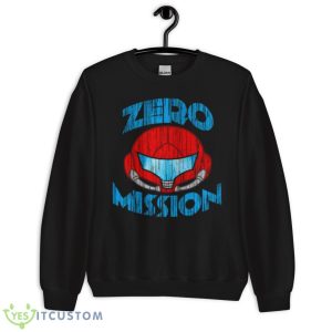 Distressed Design Super Metroid Zero Mission Shirt - Unisex Crewneck Sweatshirt