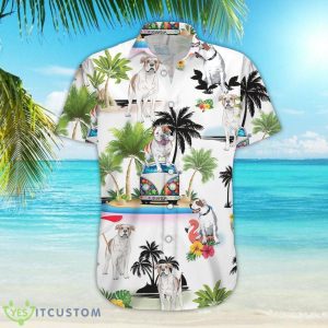 Dog American Bulldog Vacation Button Down Shirts Gifts For Summer Holiday 10 Dog American Bulldog Vacation Button Down Shirts Gifts For Summer Holiday Product Photo 4