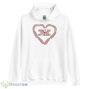 Don’t Go Bacon My Heart Shirt - Unisex Heavy Blend Hooded Sweatshirt