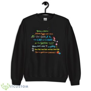 Dr. Seuss Book Title Shirt 8 Dr. Seuss Book Title Shirt - Unisex Crewneck Sweatshirt
