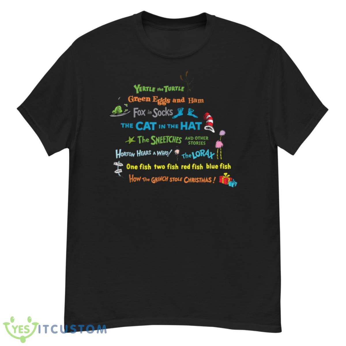Dr. Seuss Book Title Shirt 12 Dr. Seuss Book Title Shirt - G500 Men’s Classic T-Shirt