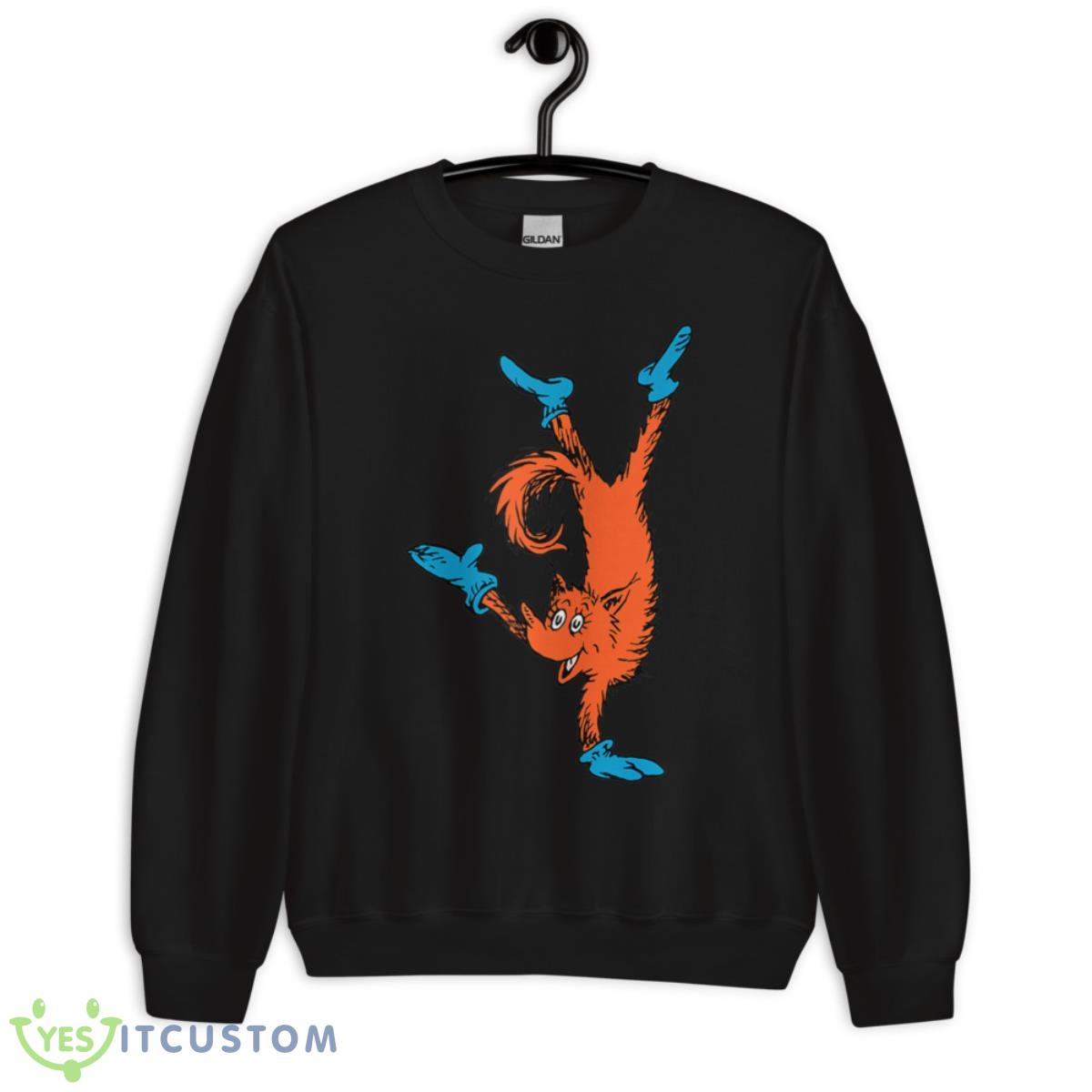 Dr. Seuss Fox In Socks Handstand Shirt 3 Dr. Seuss Fox In Socks Handstand Shirt - Unisex Crewneck Sweatshirt