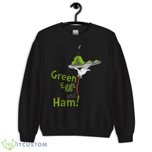 Dr. Seuss Green Eggs And Ham Title Shirt - Unisex Crewneck Sweatshirt