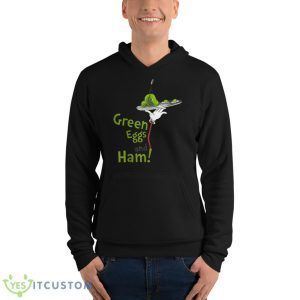 Dr. Seuss Green Eggs And Ham Title Shirt - Unisex Fleece Pullover Hoodie