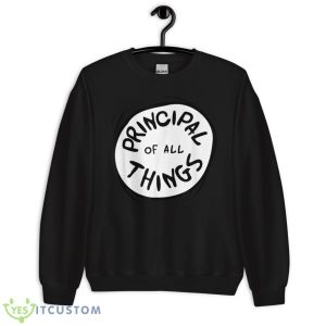 Dr. Seuss Principal Of All Things Emblem RED Shirt 8 Dr. Seuss Principal Of All Things Emblem RED Shirt - Unisex Crewneck Sweatshirt