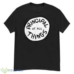 Dr. Seuss Principal Of All Things Emblem RED Shirt - G500 Men’s Classic T-Shirt