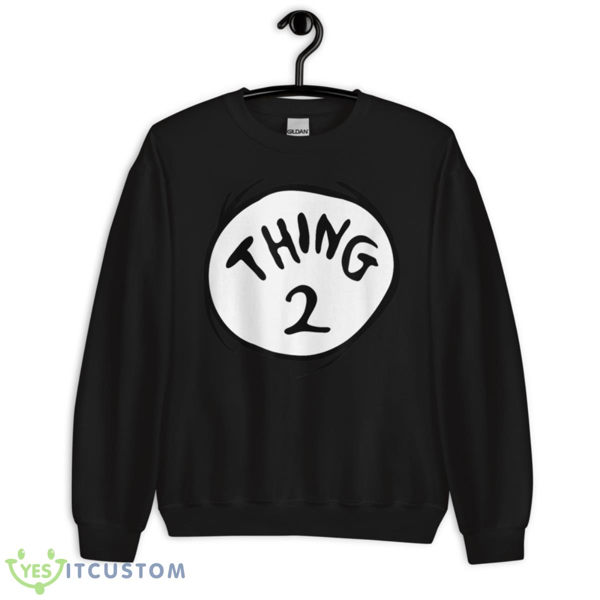 Dr. Seuss Thing 2 Emblem Shirt 3 Dr. Seuss Thing 2 Emblem Shirt - Unisex Crewneck Sweatshirt