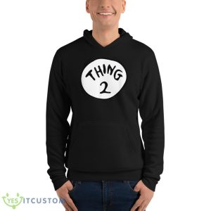 Dr. Seuss Thing 2 Emblem Shirt 9 Dr. Seuss Thing 2 Emblem Shirt - Unisex Fleece Pullover Hoodie