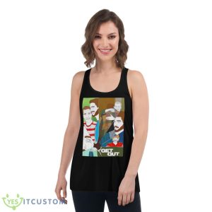 Drawing Jimmy G Get Out Shirt 10 Drawing Jimmy G Get Out Shirt - Women's Flowy Racerback Tank