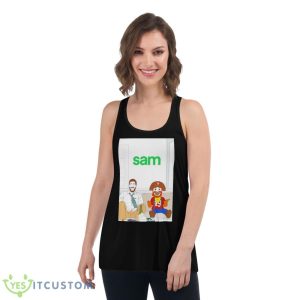 Drawing Jimmy G Sam Shirt - Women's Flowy Racerback Tank
