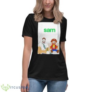 Drawing Jimmy G Sam Shirt - Women's Relaxed Short Sleeve Jersey Tee
