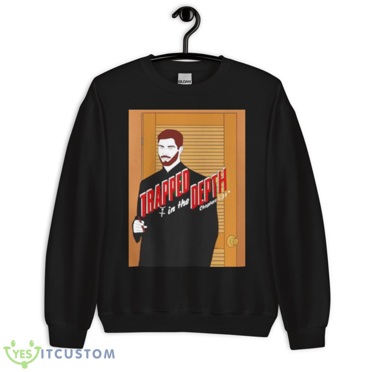 Drawing Jimmy G Trapped In The Depth Shirt 3 Drawing Jimmy G Trapped In The Depth Shirt - Unisex Crewneck Sweatshirt