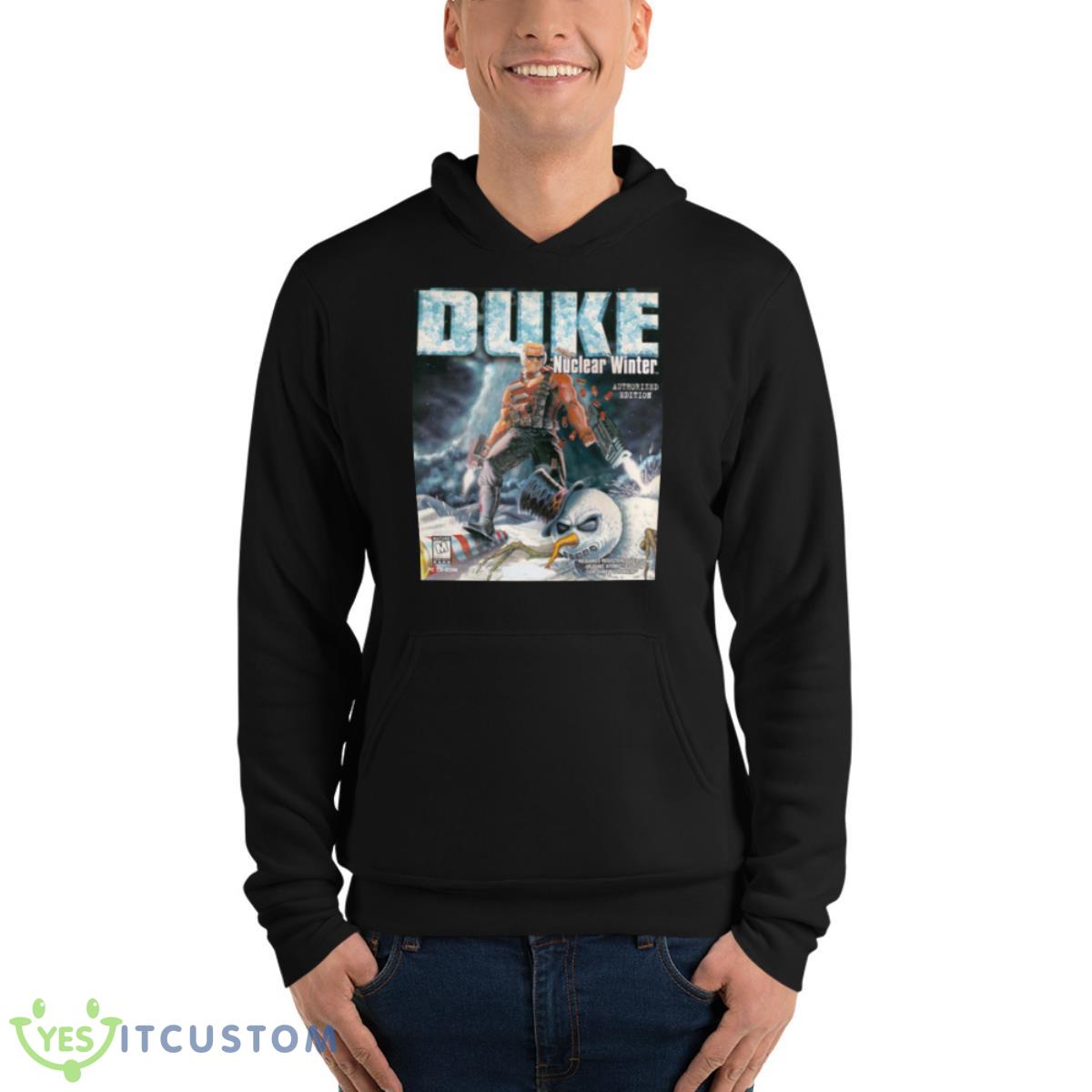 Duke Nukem Nuclear Winter Cover Shirt 4 Duke Nukem Nuclear Winter Cover Shirt - Unisex Fleece Pullover Hoodie