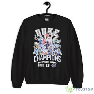 Duke Teams Sport Jacob Grandison, Tyrese Proctor, Dereck Lively Ii Champions, Military Bowl 2023 Shirt - Unisex Crewneck Sweatshirt