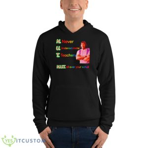 Dwayne Johnson Never Underestimate Teachers Shirt 9 Dwayne Johnson Never Underestimate Teachers Shirt - Unisex Fleece Pullover Hoodie