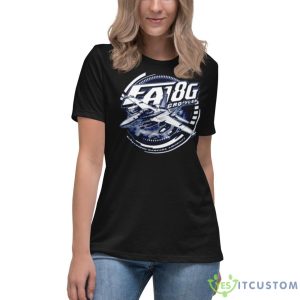 Ea 18g Growler Military AircrafShirt - Women's Relaxed Short Sleeve Jersey Tee