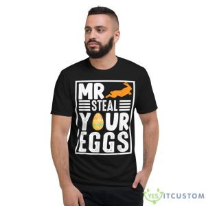 Easter Boys Toddlers Mr Steal Your Eggs Funny Spring Humor Shirt - Short Sleeve T-Shirt