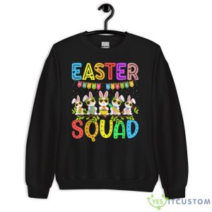 Easter Squad Bunny Rabbit Happy Easter Day Party Matching Shirt - Unisex Crewneck Sweatshirt
