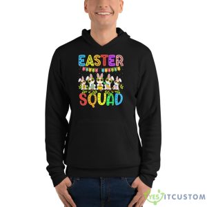 Easter Squad Bunny Rabbit Happy Easter Day Party Matching Shirt - Unisex Fleece Pullover Hoodie