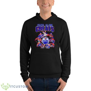 Edmonton Oilers All Time Greats Signature Shirt - Unisex Fleece Pullover Hoodie