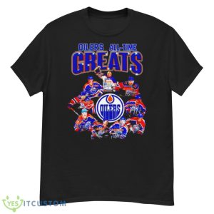 Edmonton Oilers All Time Greats Signature Shirt - G500 Men’s Classic T-Shirt