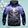 Electric Baltimore Ravens Skull Halloween 3D Hoodie, Best 2023 NFL Football Gifts Product Photo 1