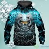 Electric Jacksonville Jaguars Skull Halloween 3D Hoodie, Best 2023 NFL Football Gifts Product Photo 1
