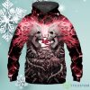 Electric Kansas City Chiefs Skull Halloween 3D Hoodie, Best 2023 NFL Football Gifts Product Photo 1