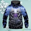 Electric New York Giants Skull Halloween 3D Hoodie, Best 2023 NFL Football Gifts Product Photo 1