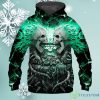 Electric New York Jets Skull Halloween 3D Hoodie, Best 2023 NFL Football Gifts Product Photo 1